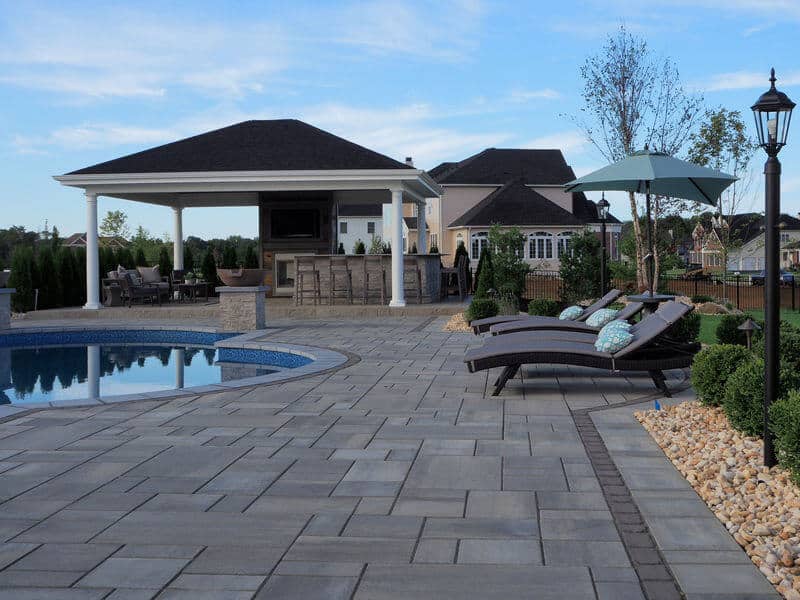 Back Yard Remodel: Patio, Pavilion, Outdoor Kitchen & Fire Features - The Ridings at Cream Ridge