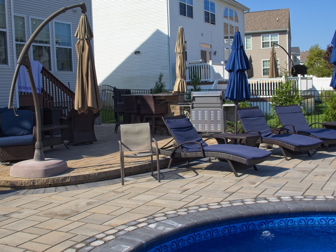 Patio, Spillways, and Pool Coping - Manalapan, NJ